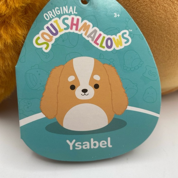Squishmallows 8inch Ysabel The Brown Cocker Spaniel Golden Retriever Plush Toy - Picture 7 of 8